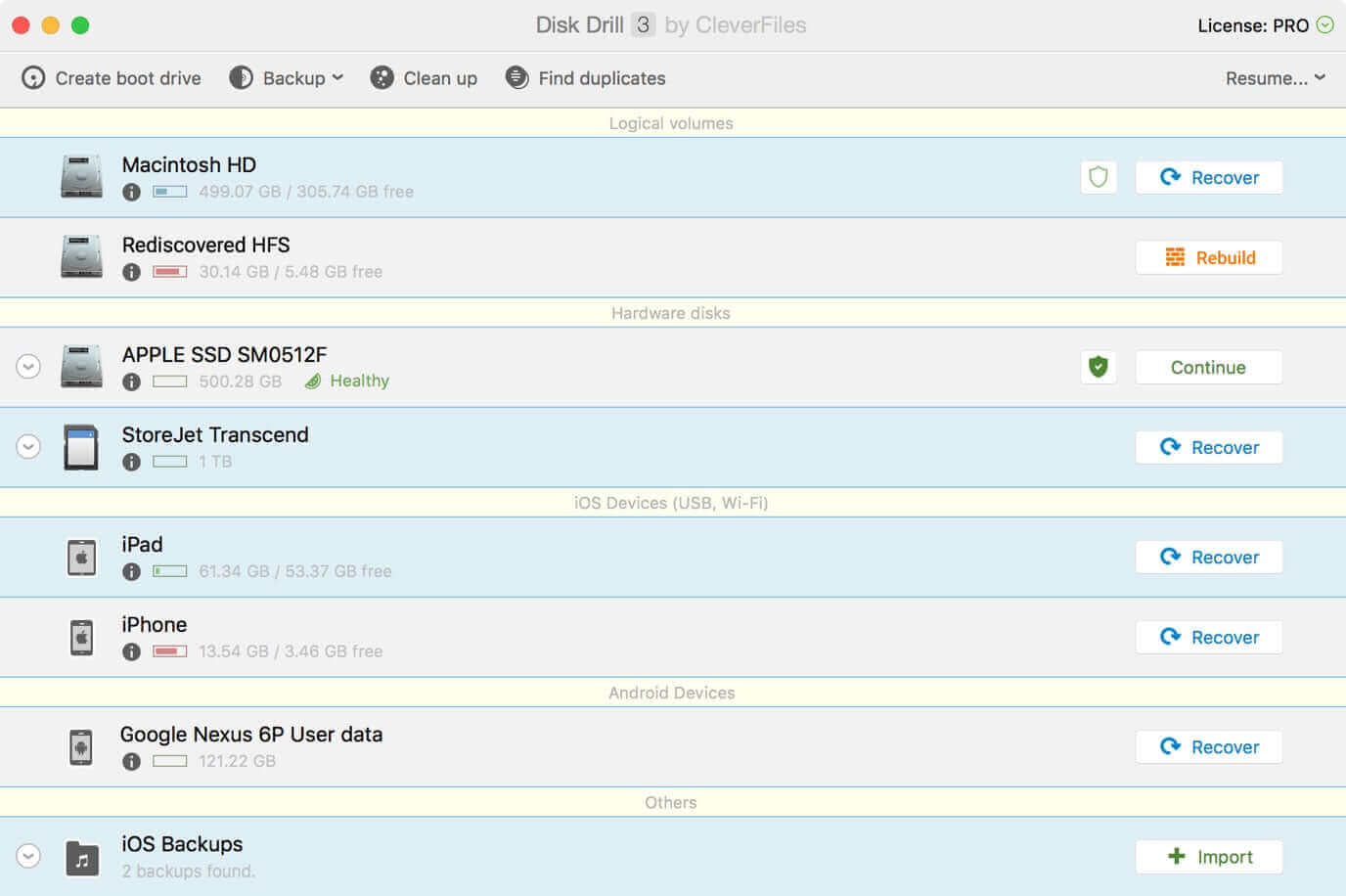 Disk Drill screenshot
